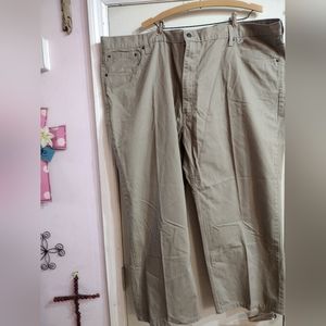 Levis Stratus 559 Jeans  Size 52x30 Tan Denim Work ware Timberwolf